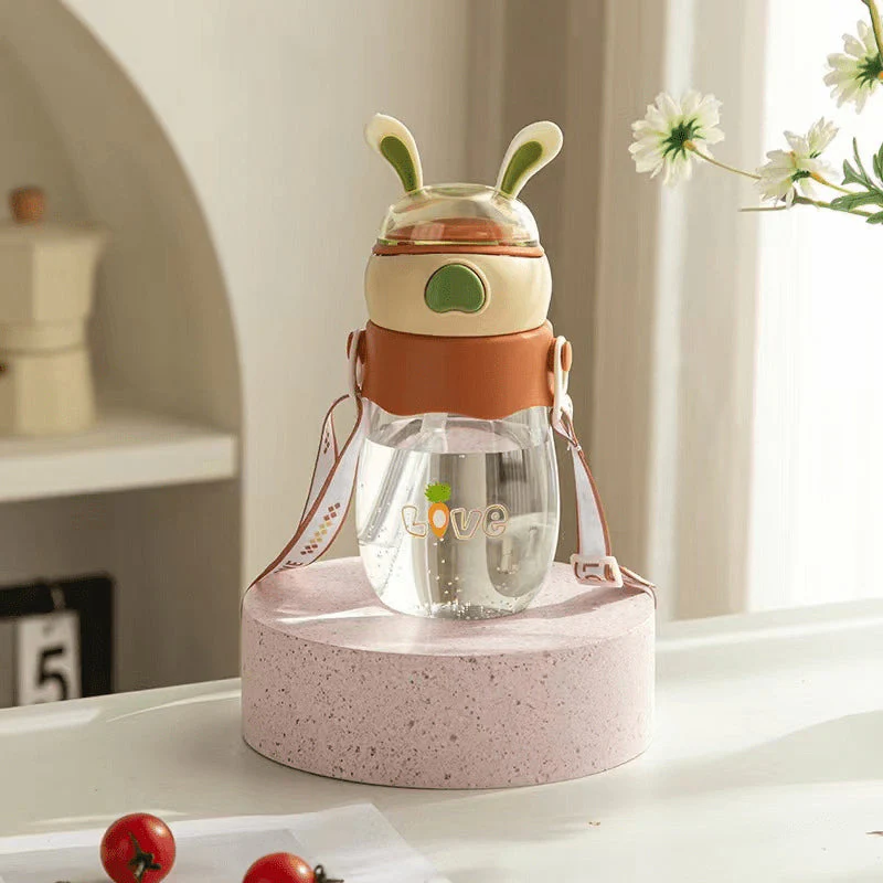 Kids Water Bottle Love Brown 350Ml - Sunshine