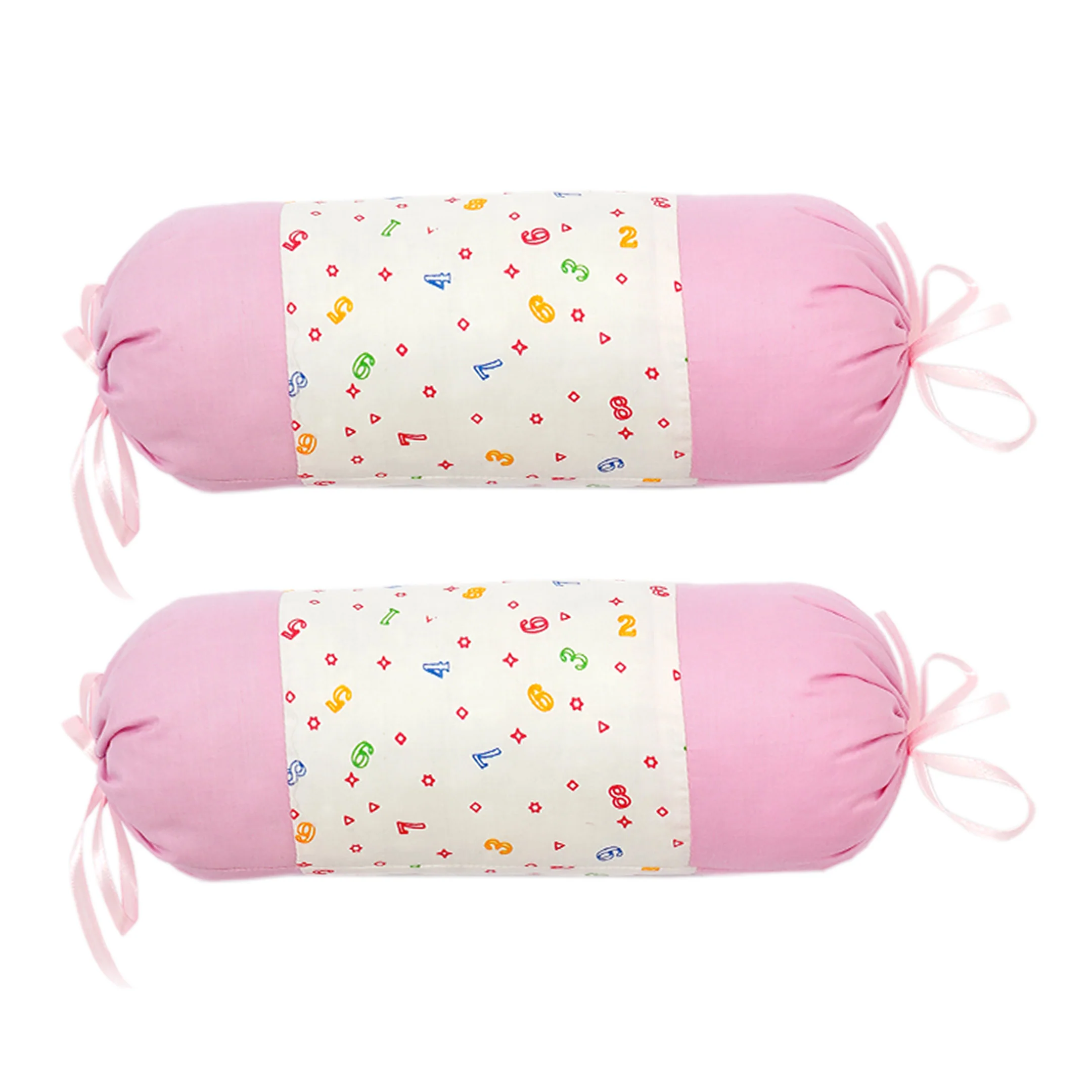 Little One Baby 4 Pcs Sleeping Set Printed Pink - Image 4