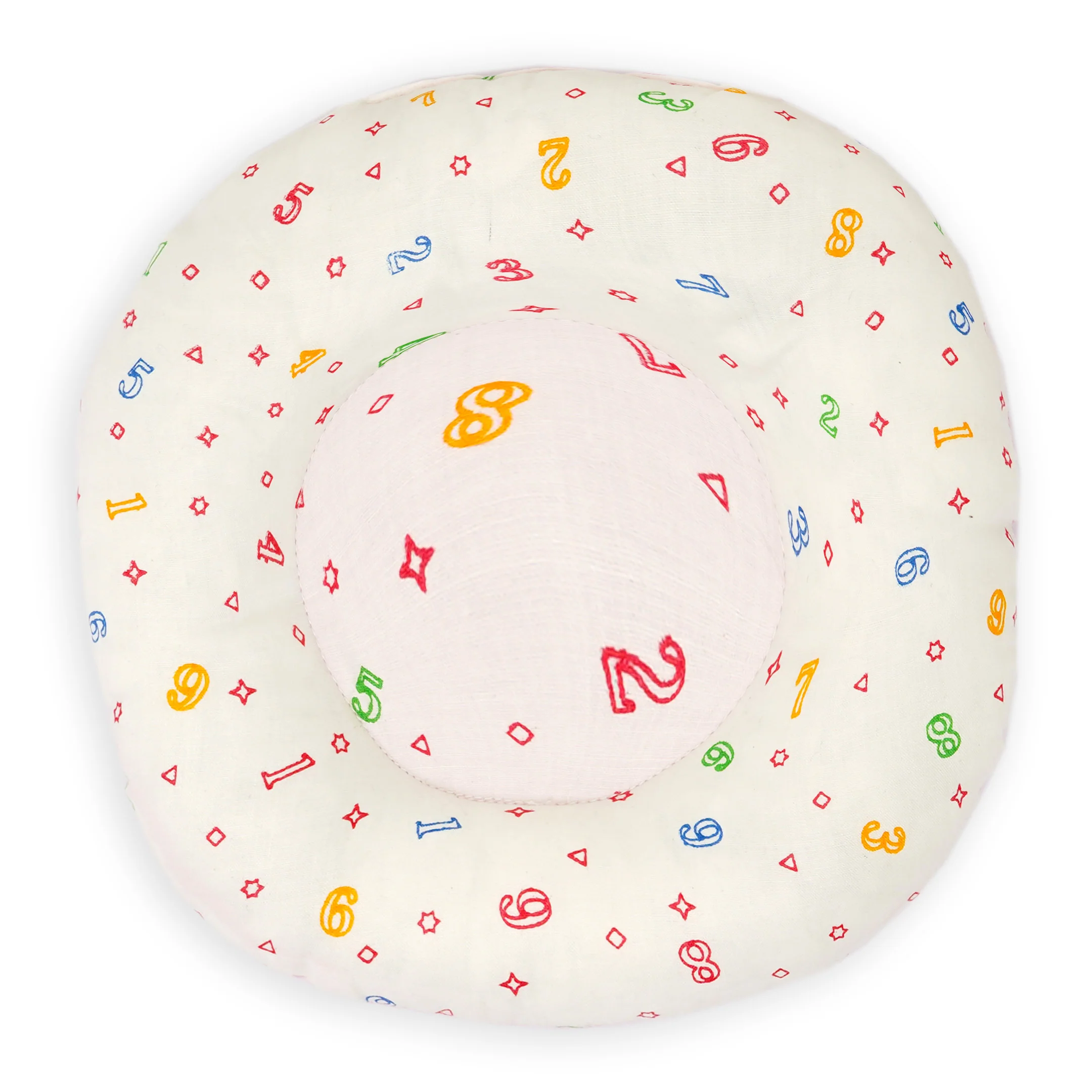 Little One Baby 4 Pcs Sleeping Set Printed Pink - Image 5