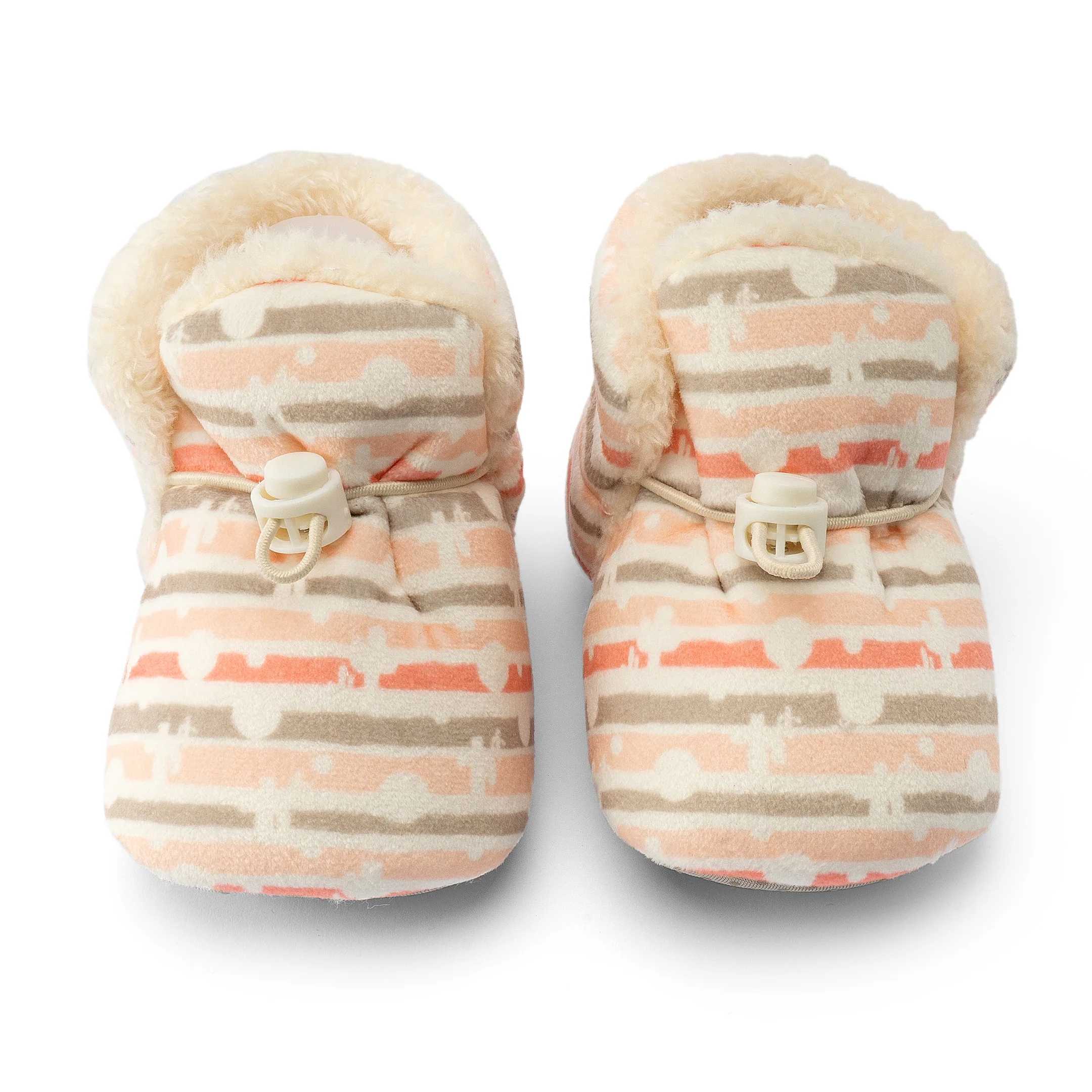 Little Sparks Baby Boot Fleece Pink(0-6 Months) - Image 2
