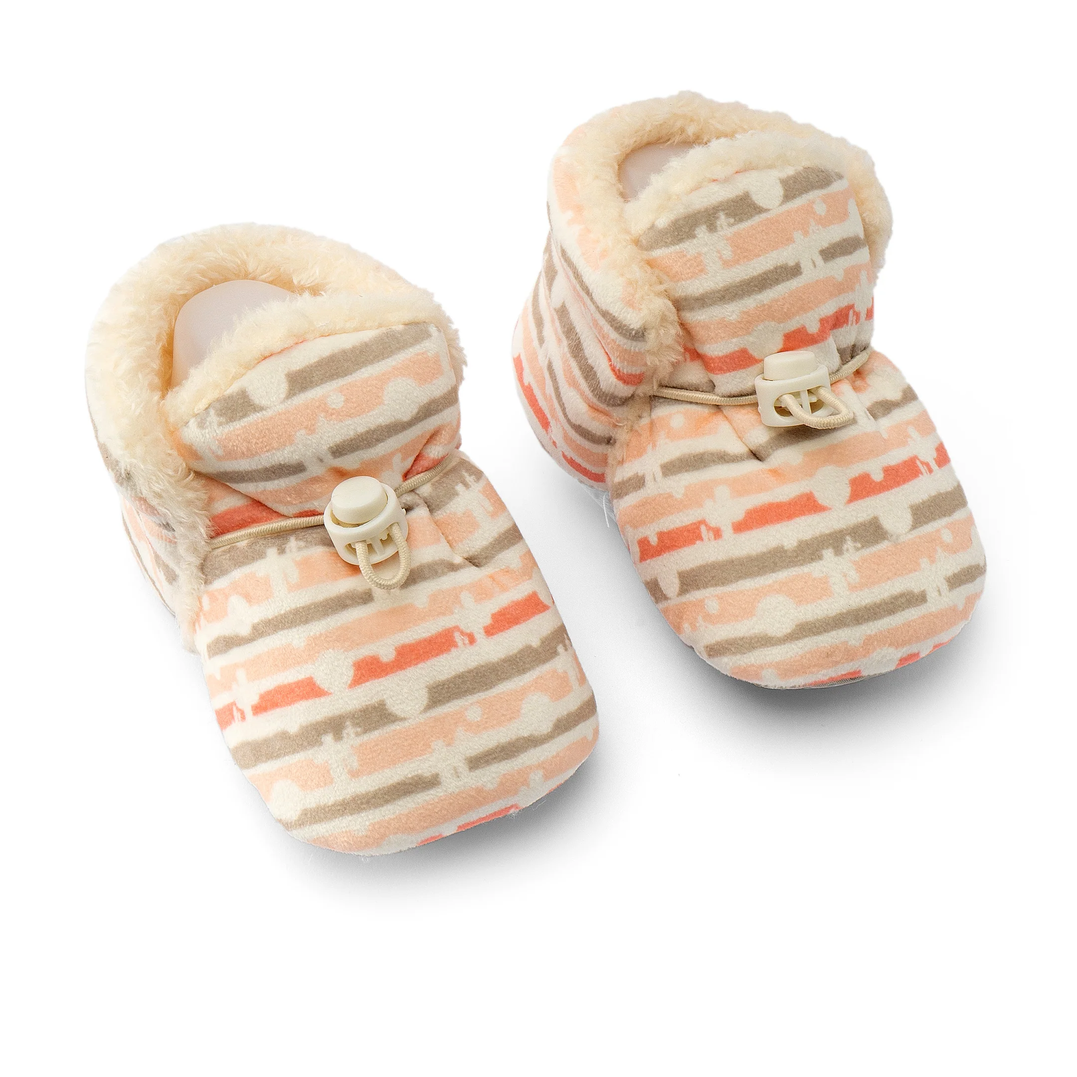Little Sparks Baby Boot Fleece Pink(0-6 Months) - Image 3