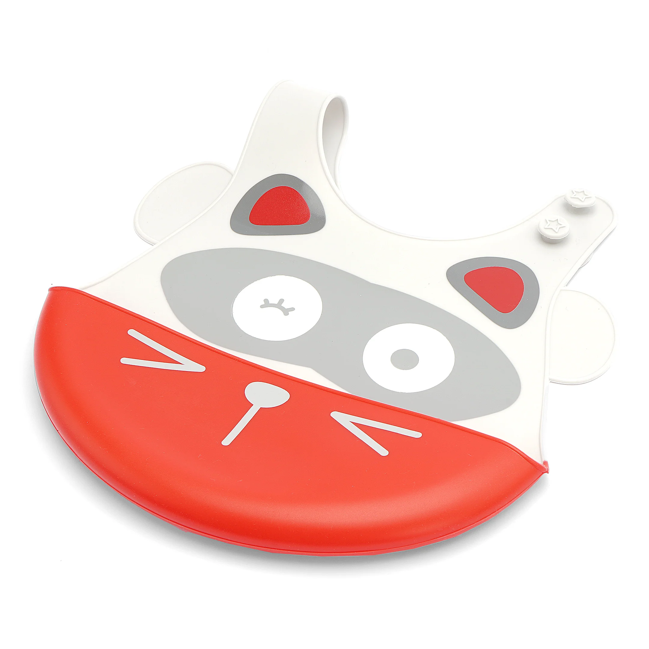 Baby Plastic Bib Fox Red - Sunshine - Image 3