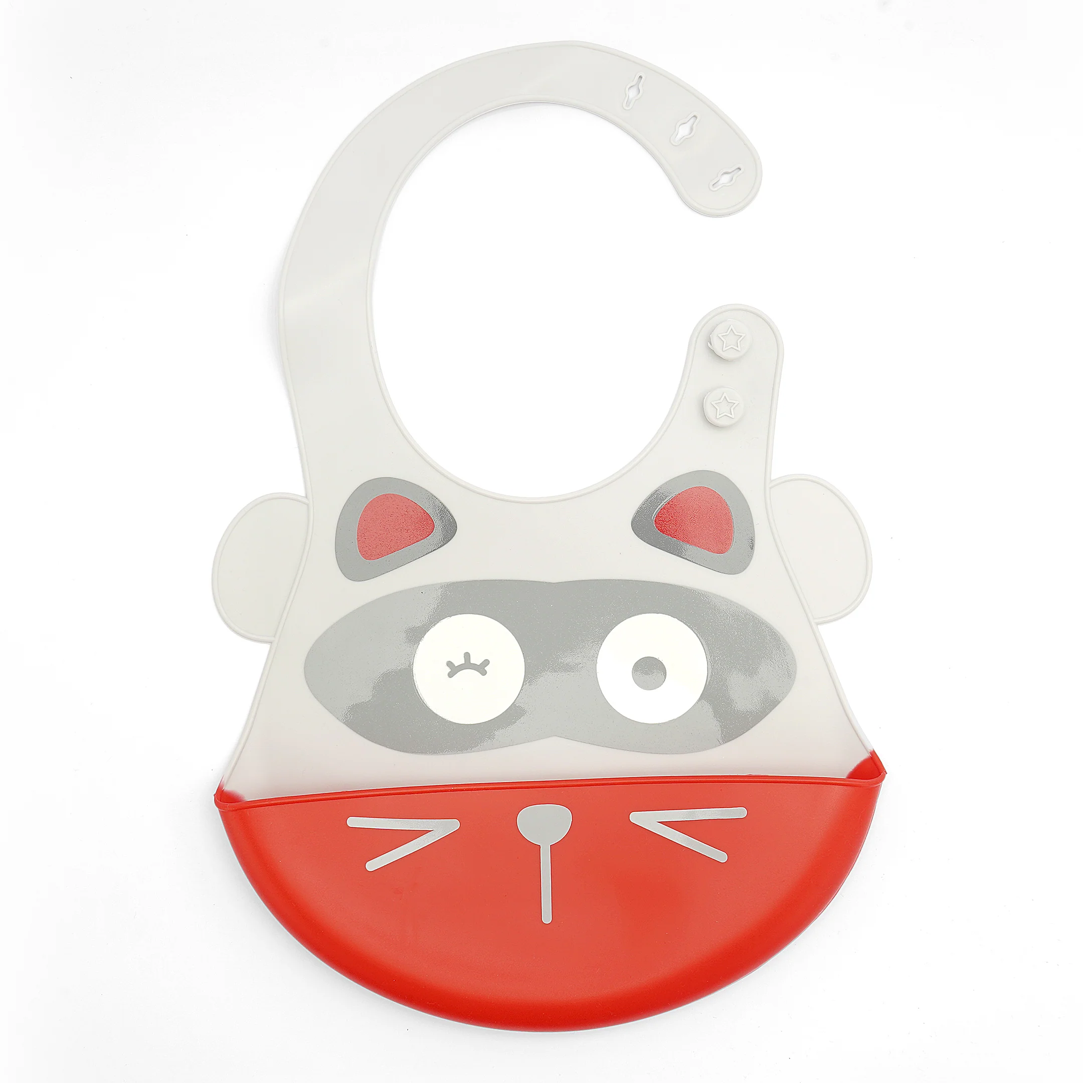 Baby Plastic Bib Fox Red - Sunshine - Image 4