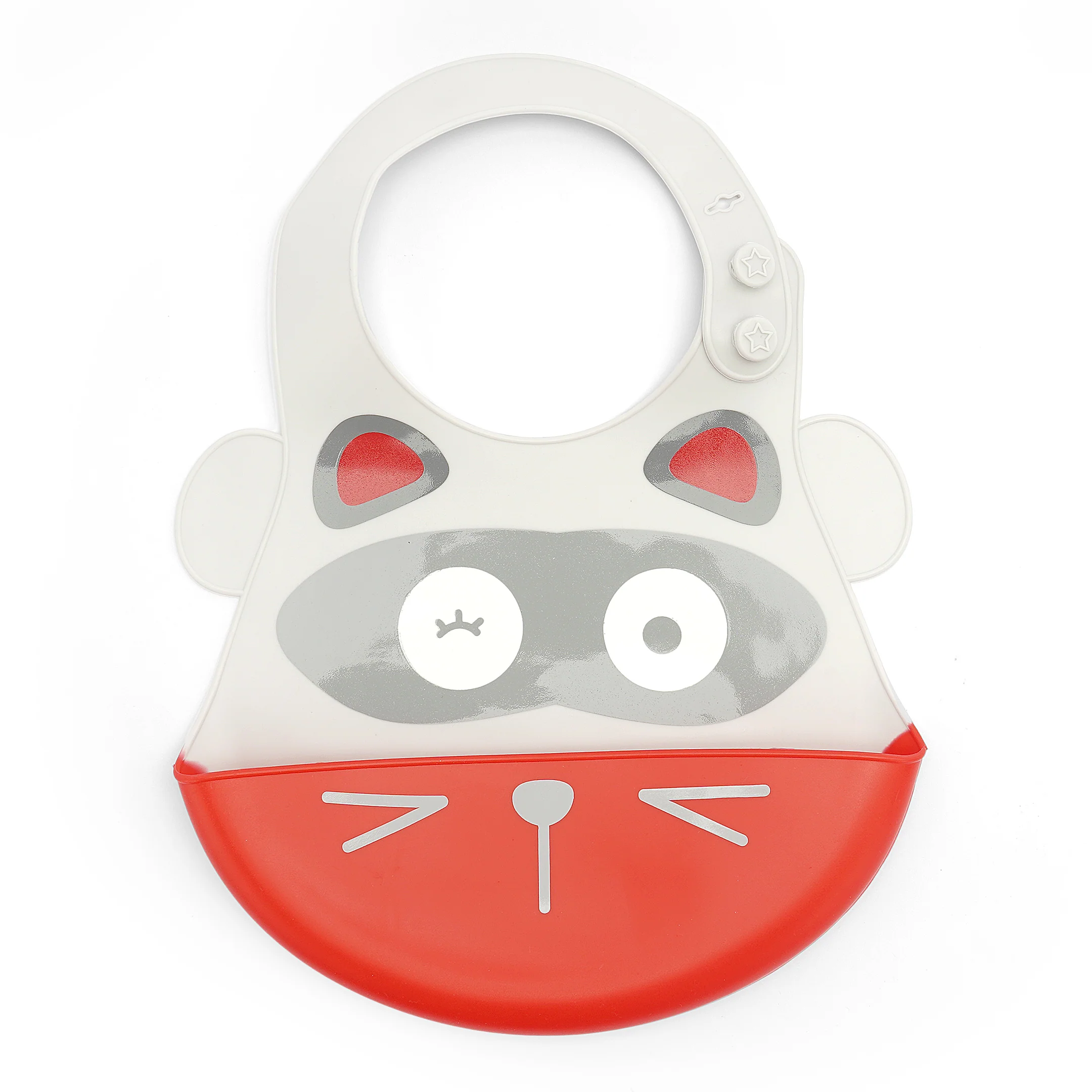Baby Plastic Bib Fox Red - Sunshine - Image 5
