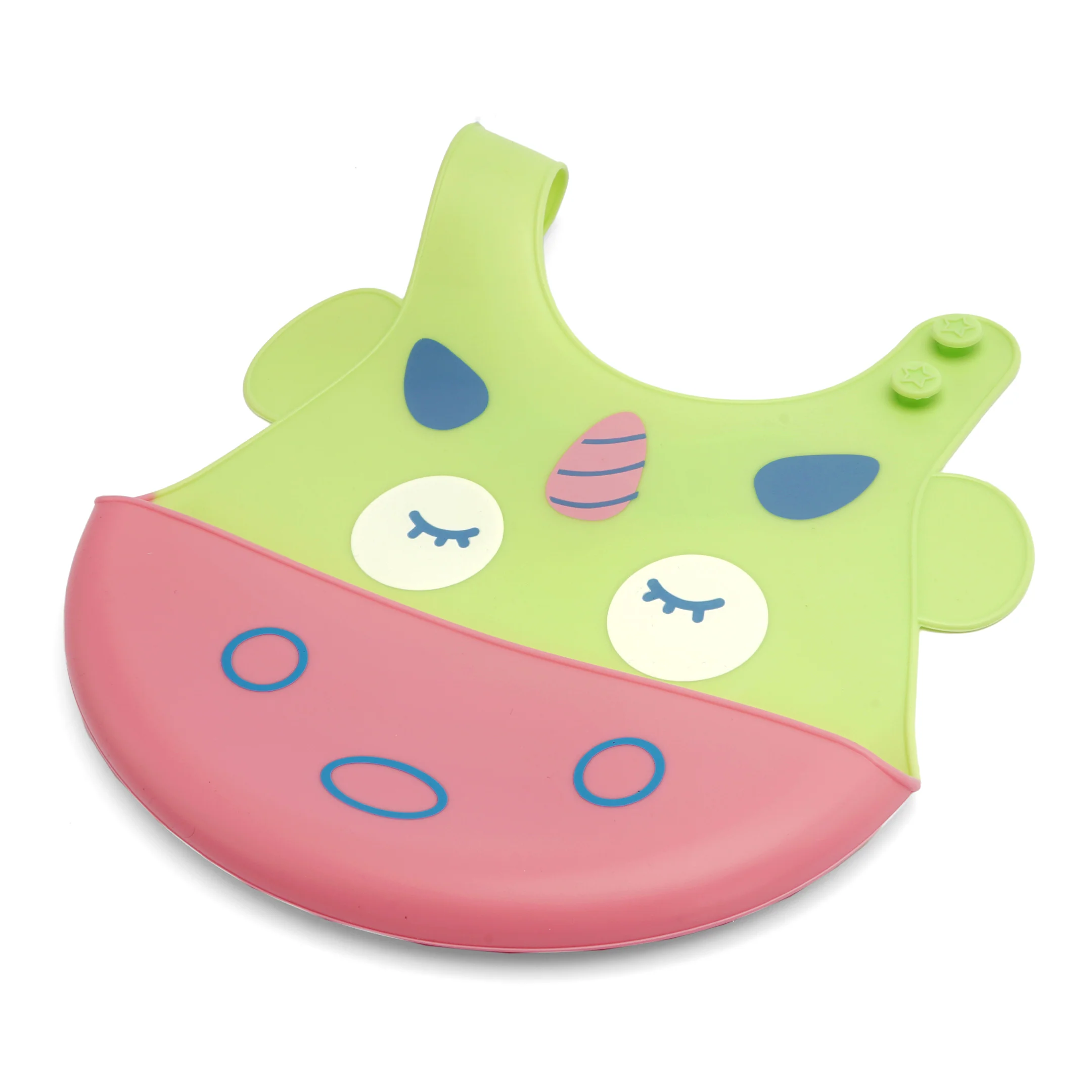Baby Plastic Bib Unicorn Green - Sunshine - Image 3