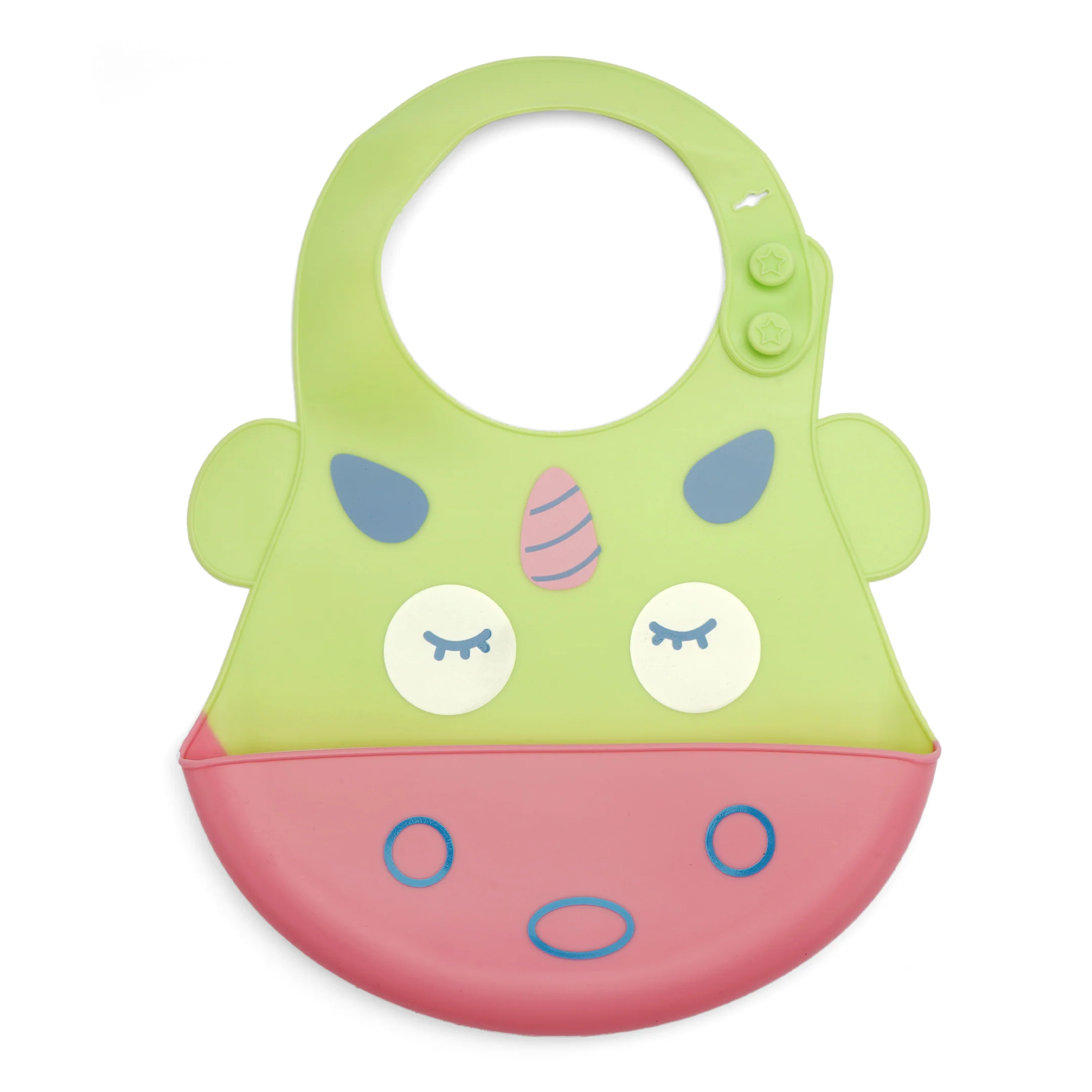 Baby Plastic Bib Unicorn Green - Sunshine - Image 4