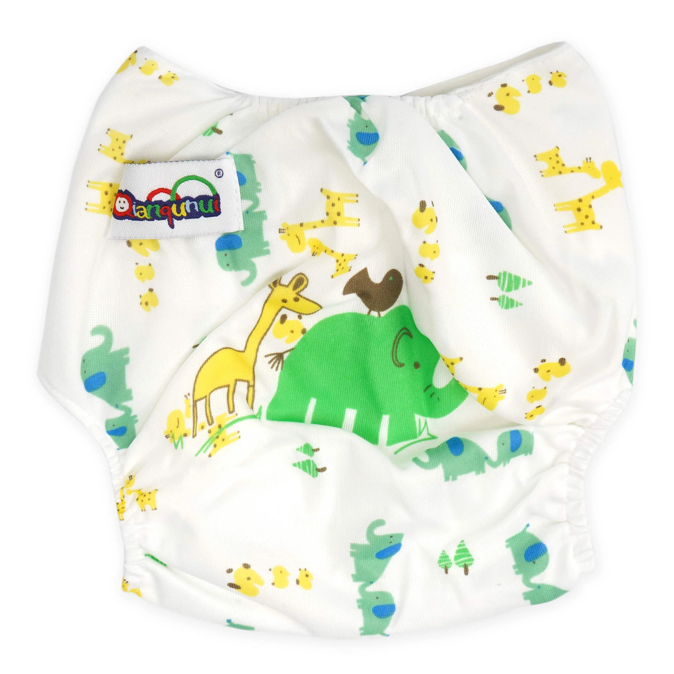 Baby Reusable Nappy Printed Animals - Sunshine