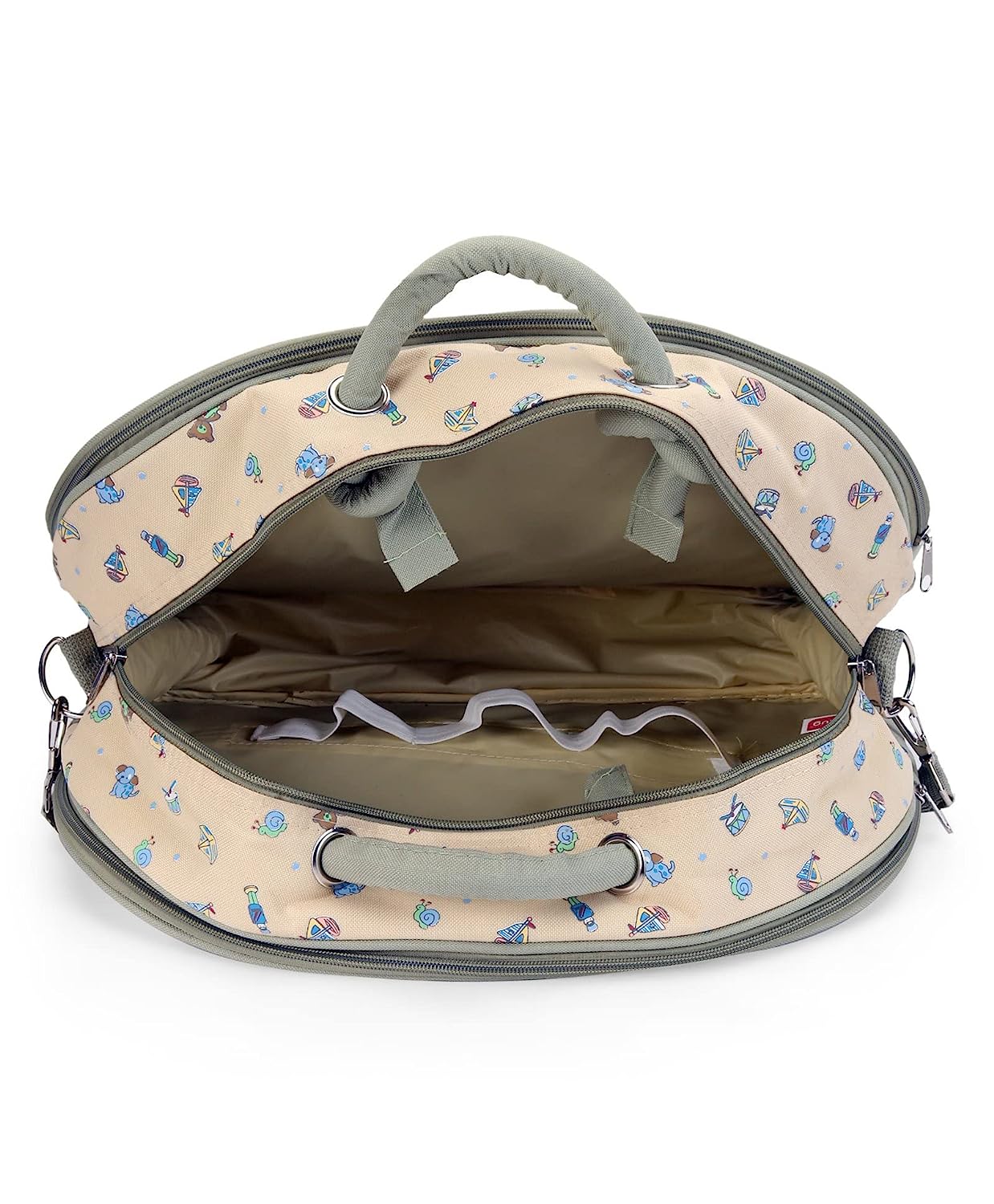 Baby Sunny Day Diaper Bag Bear Green - Sunshine - Image 5