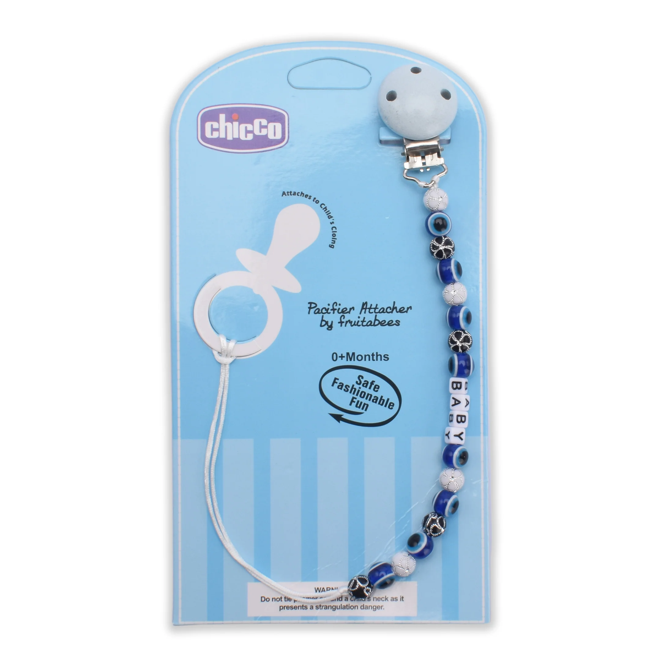 Pacifier Clip Blue - Sunshine
