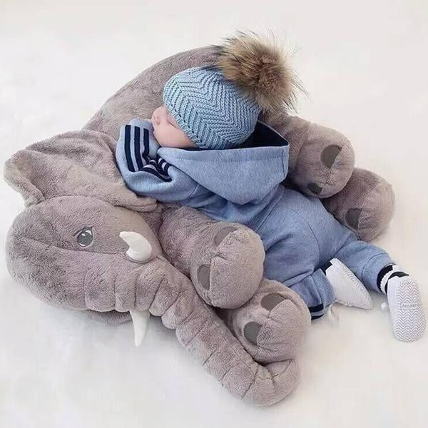 Stuffed Elephant Baby Pillow Grey - Sunshine - Image 6