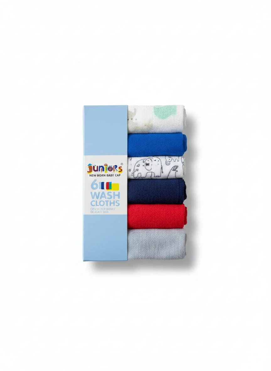 little Star 6 Pcs Face Towel