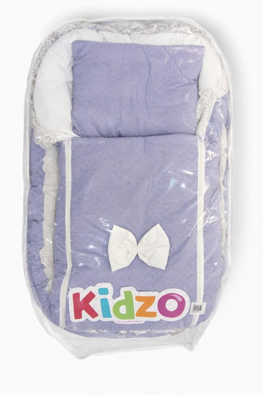 Little Star 7Pcs Set Snuggle Bed Purple