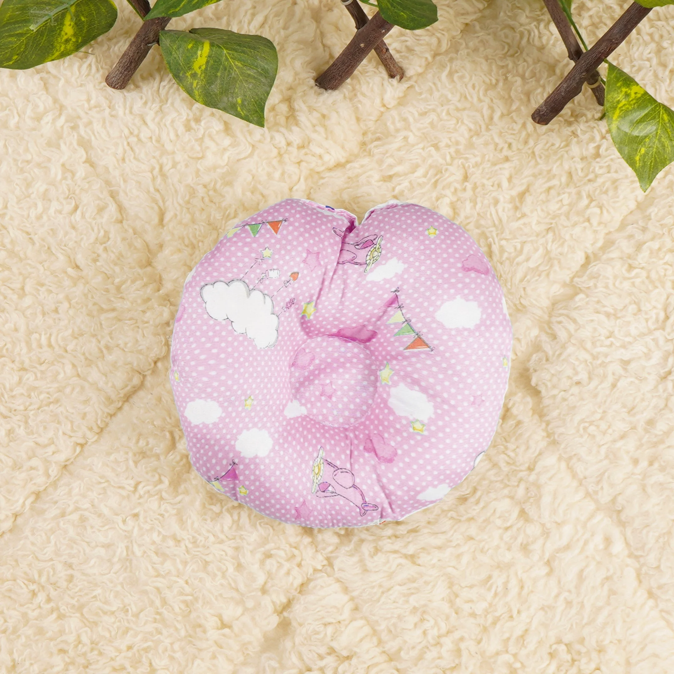Little Star Baby 2Pcs Carry Nest Set Printed Pink - Image 2