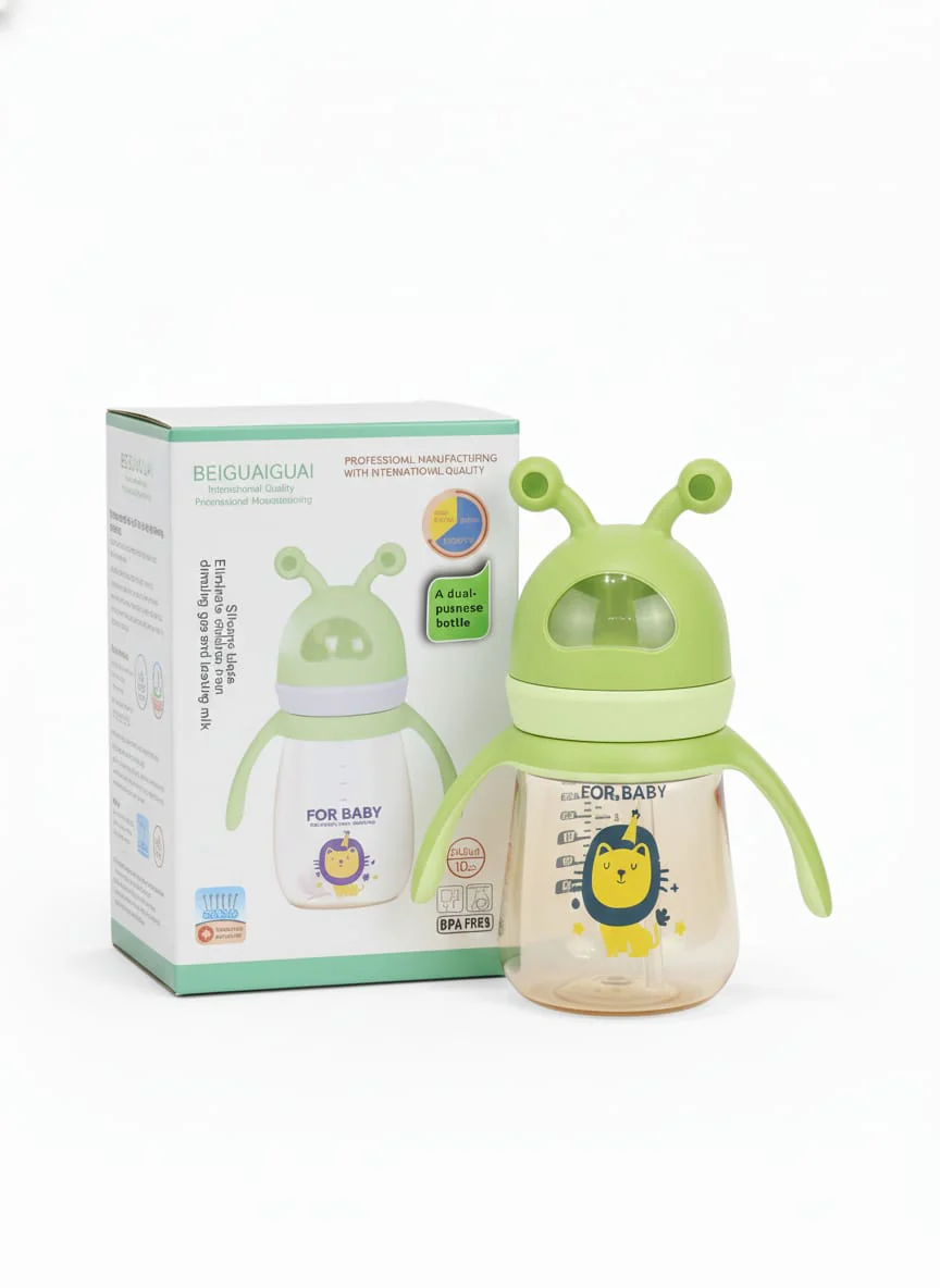 little Star Baby Bottle 240Ml Green