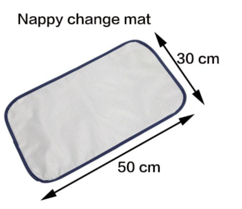 Baby Diapers Bag 5Pcs Red - Sunshine - Image 6