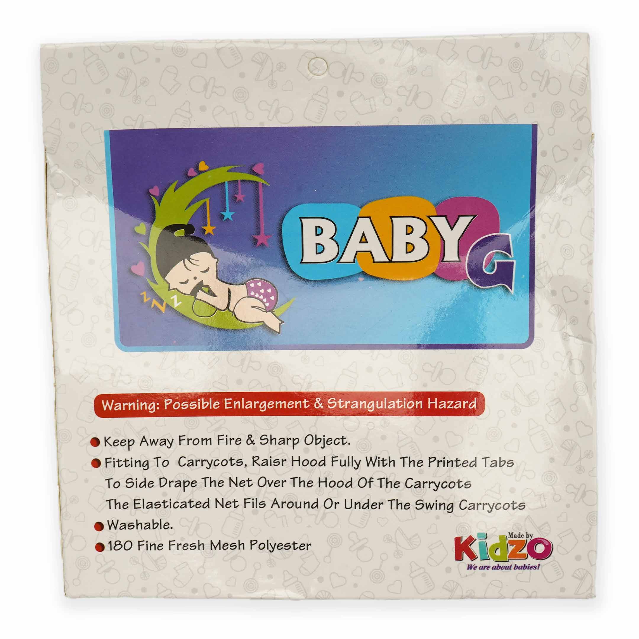 Little Star Baby Mosquito Net For Carrycot White - Image 2