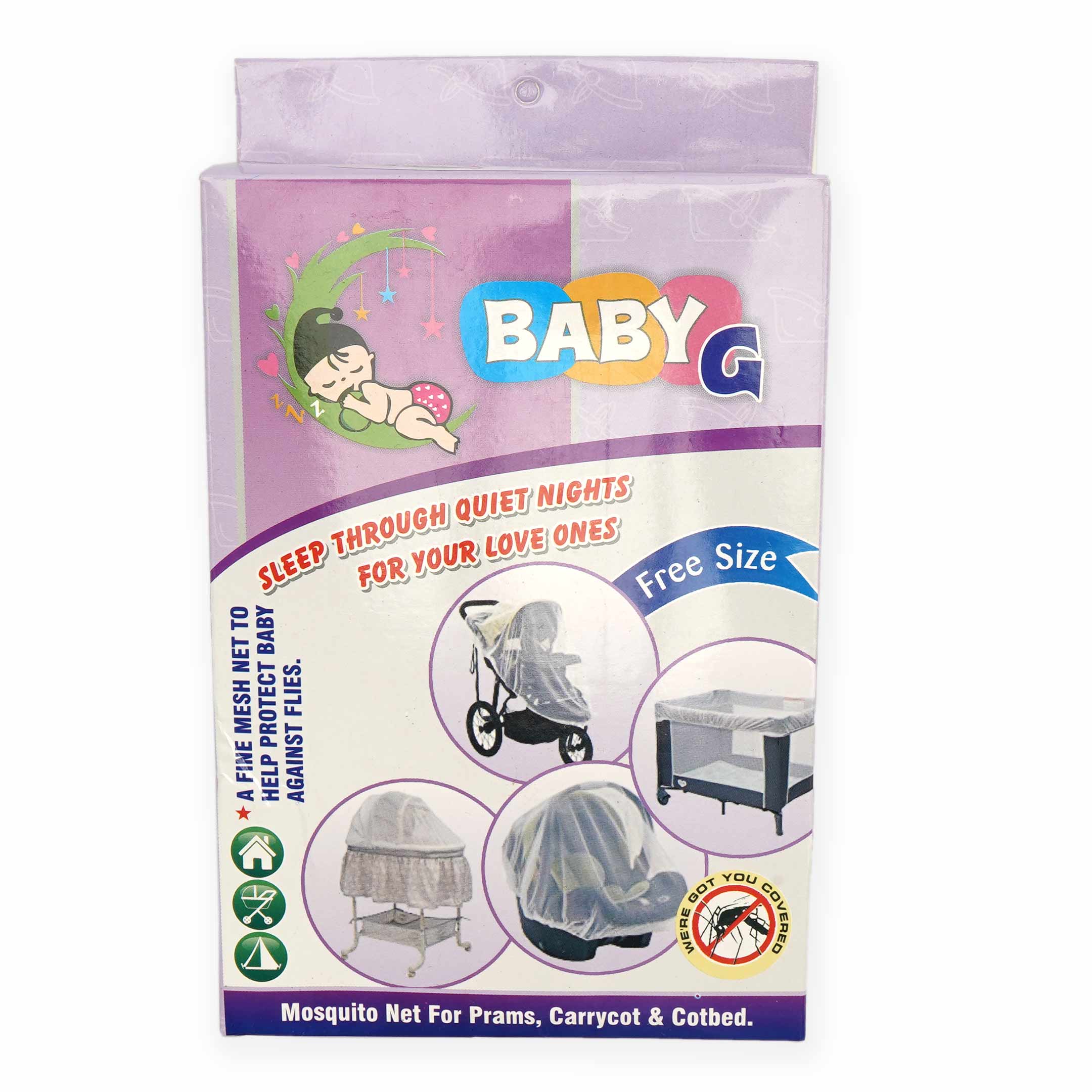Little Star Baby Mosquito Net White For Multi Purpose - Image 3