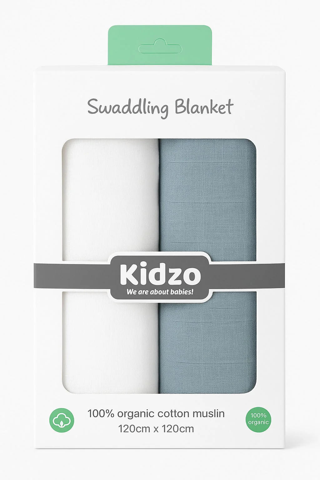 Little Star Baby Organic Cotton Muslin Blue