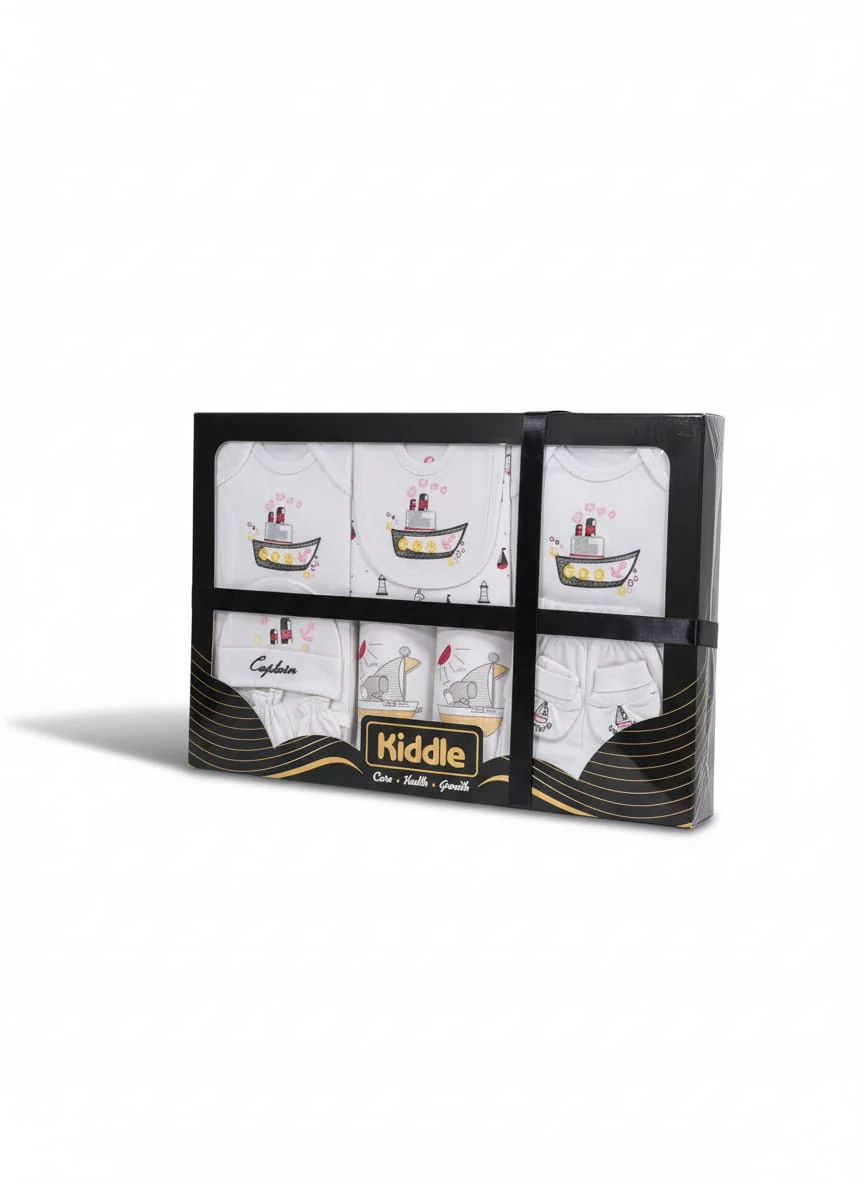 Little Star Newborn Baby 10Pcs Gift Set Boat Grey