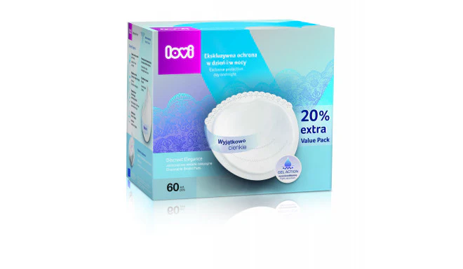 Lovi Discreet Elegance Breast Pads 60 Pcs White - Image 5