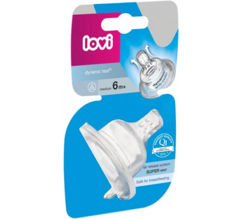 Lovi Dynamic Feeding Teat Medium 1 Pc