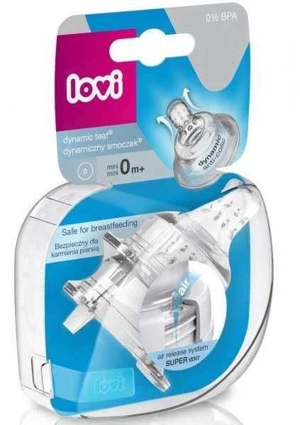 Lovi Dynamic Feeding Teat Mini 2 Pcs - Image 6