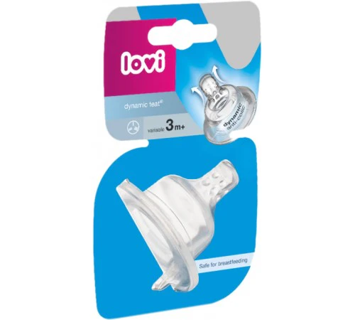 Lovi Dynamic Feeding Teat Tri-Flow 1 Pc - Image 6