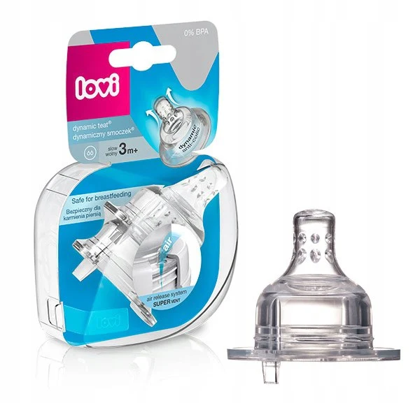 Lovi Dynamic Feeding Teat Tri-Flow 2 Pcs