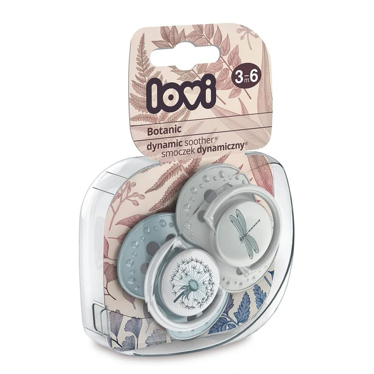 Lovi Silicone Dynamic Soother 3-6M 2 Pcs Botanic Boy - Image 4