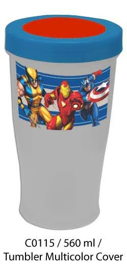 Marvel Heroes 3 Bicolor Tumbler