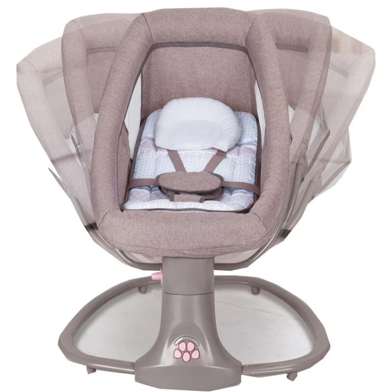 Mastela 3-In-1 Deluxe Multi-Functional Bassinet Grey Pink - Sunshine - Image 3
