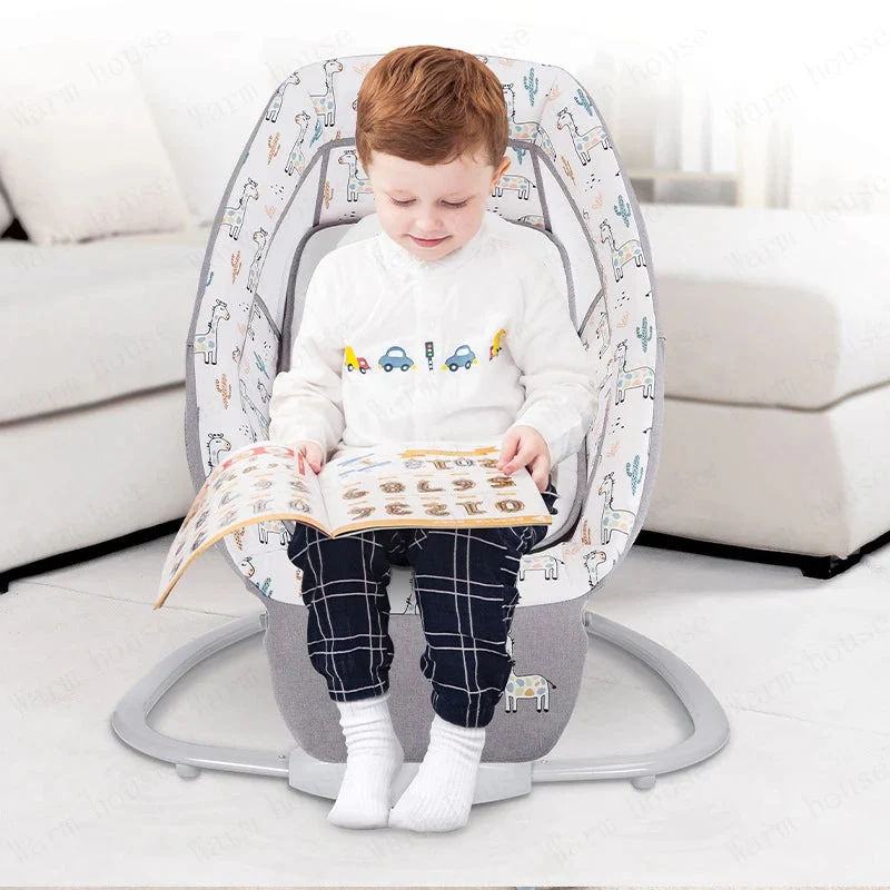 Mastela Baby 3in1 Baby Electric Swing Bear Grey - Image 5