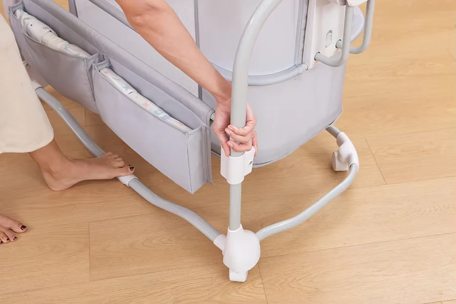 Mastela Baby Bedside 3in1 Electric Swing Mocha Purple Grey - Image 10