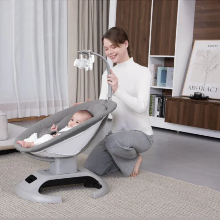 Mastela Lullaby Orbit Swing Grey - Image 2