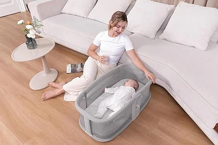 Mastela Starlight Baby Cradle Grey - Image 4