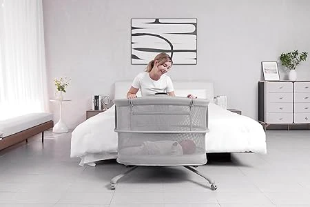 Mastela Starlight Baby Cradle Grey - Image 5