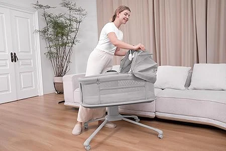 Mastela Starlight Baby Cradle Grey - Image 6
