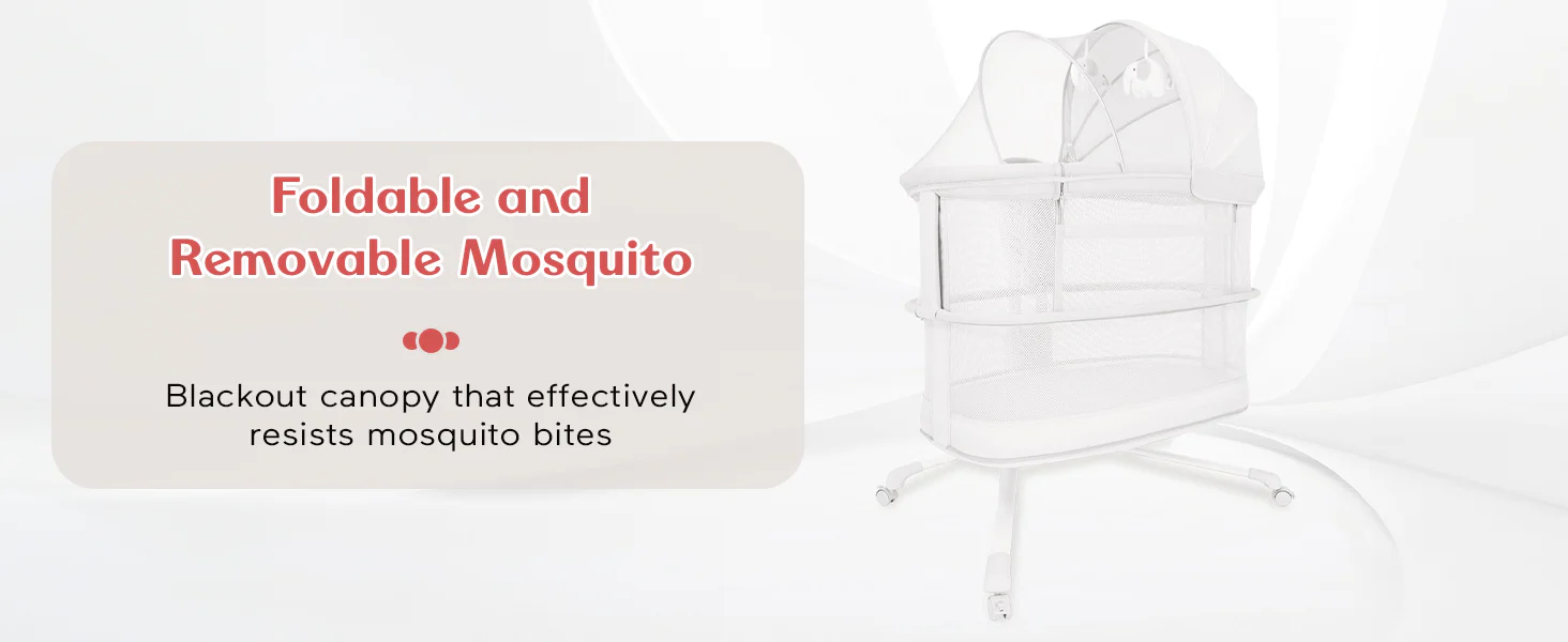 Mastela Starlight Baby Cradle Grey - Image 8