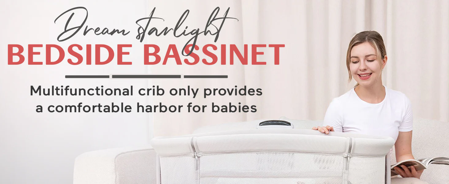 Mastela Starlight Baby Cradle Light Grey - Image 13