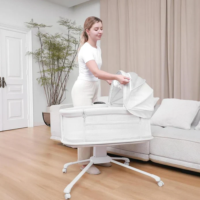 Mastela Starlight Baby Cradle Light Grey - Image 8