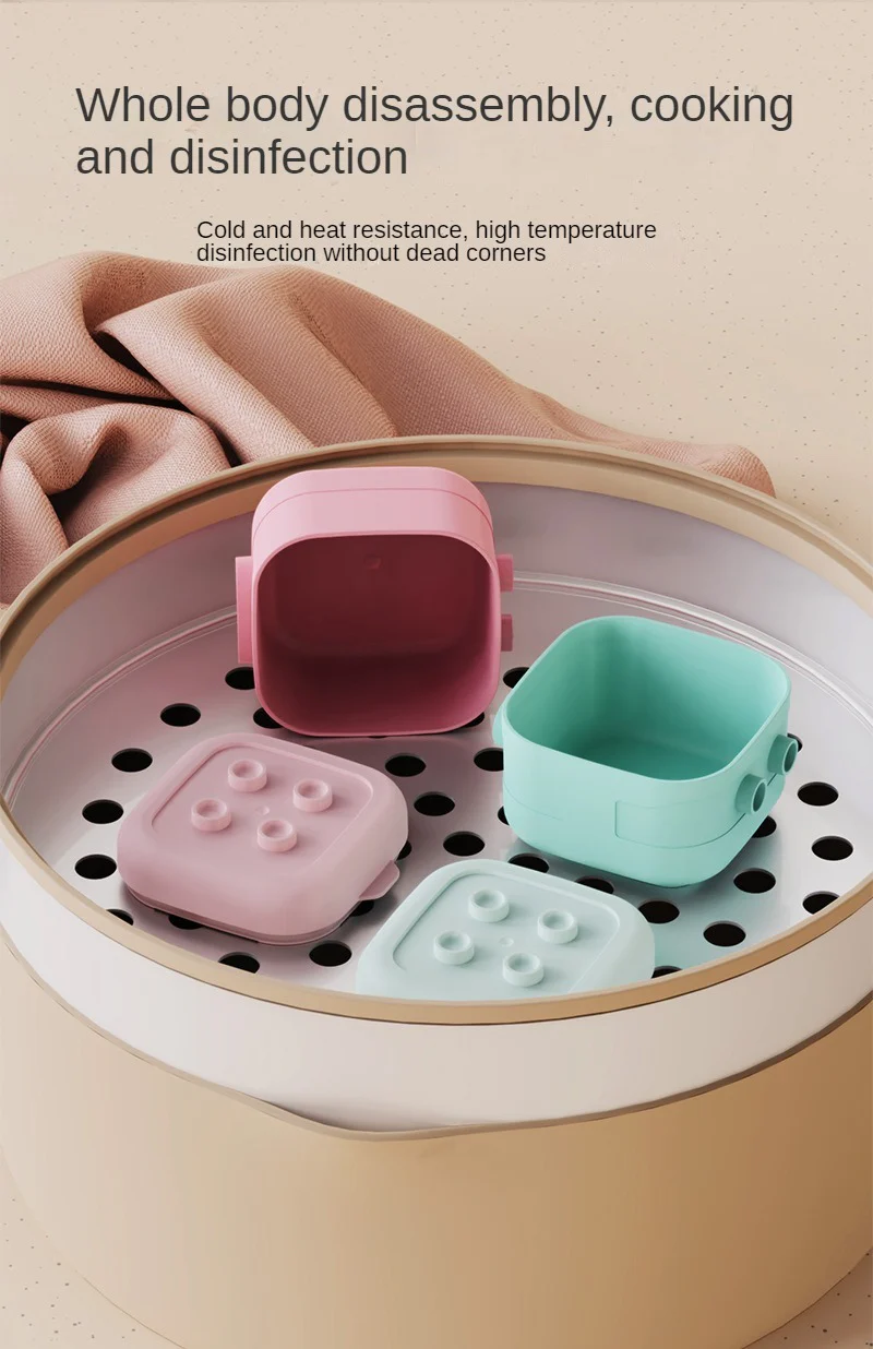 Multipurpose 4Pcs Baby Food Container Multicolor - Sunshine - Image 6