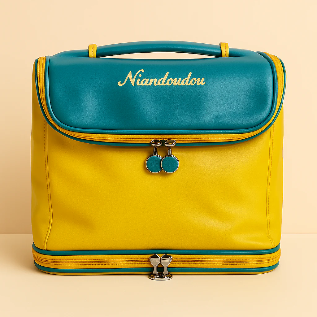 Multipurpose Baby Diaper Bag Blue & Yellow - Sunshine