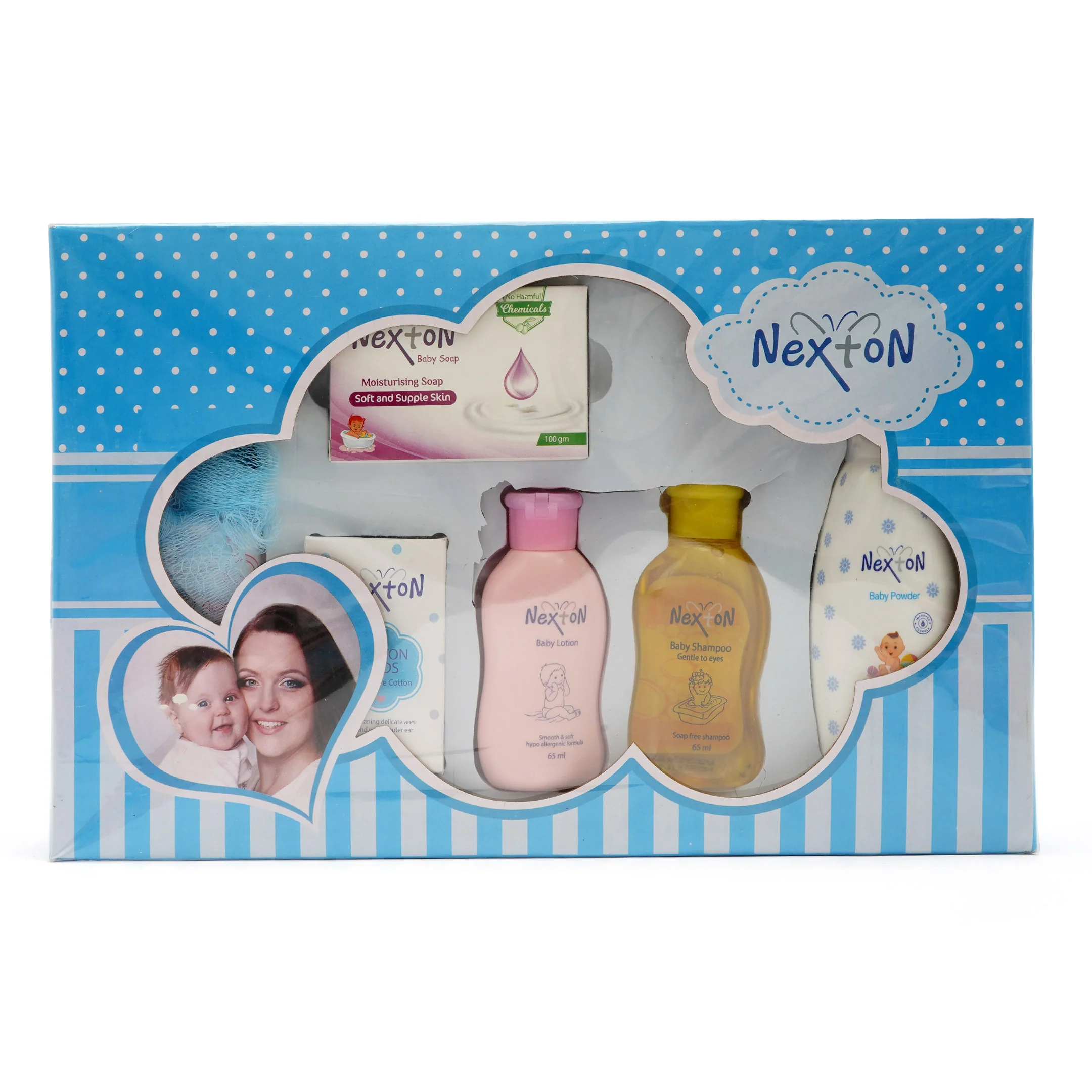 Nexton Baby Gift Set Box 6 Pcs Blue