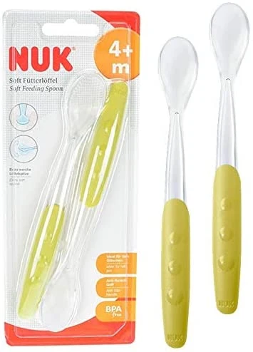 NUK EASY LEARNING SOFT SPOON  2pcs Pack