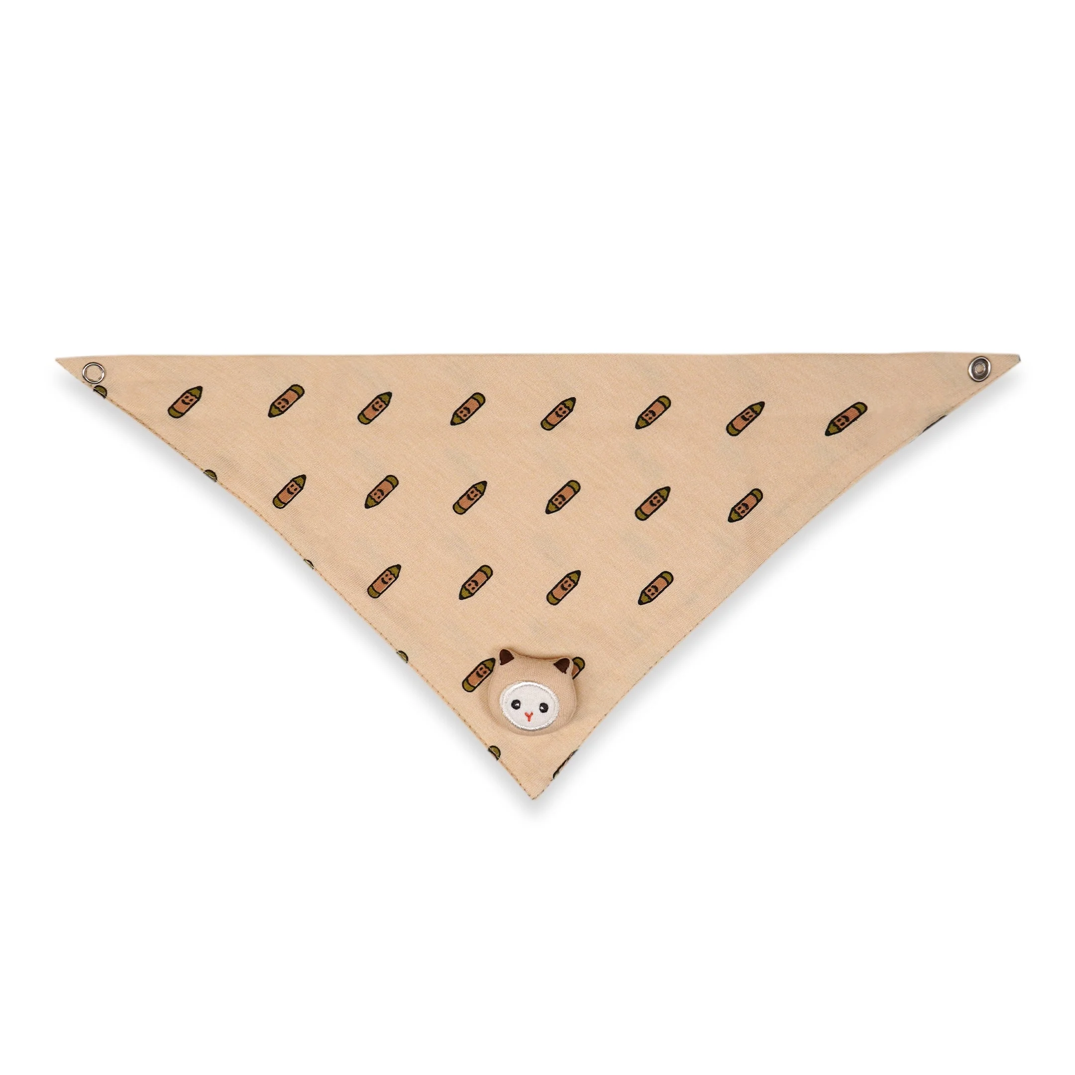 Pack Of 2 Baby Bandana Bib Printed Pencils - Sunshine - Image 2