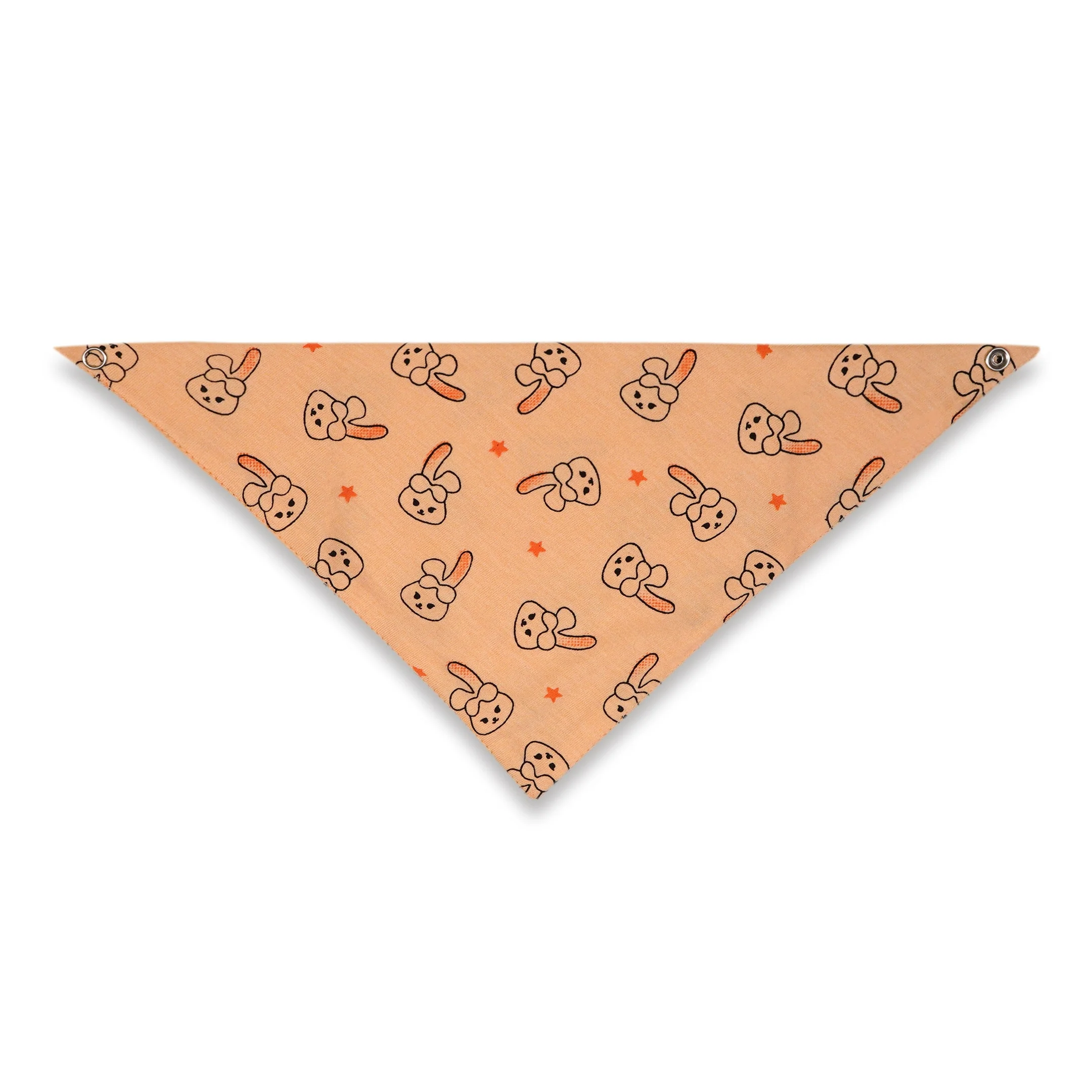 Pack Of 2 Baby Bandana Bib Printed Rabbit - Sunshine - Image 3