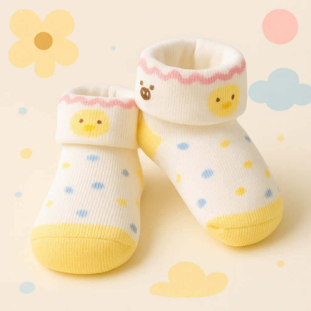 Baby Booties Yellow (1Pc) - Sunshine - Image 3