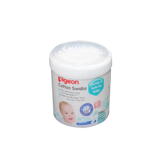 Pigeon Cotton Swab Thick 200Pcs/Jar