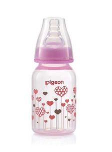 Pigeon Flexible Feeder Clear Rpp 120 Ml Pink