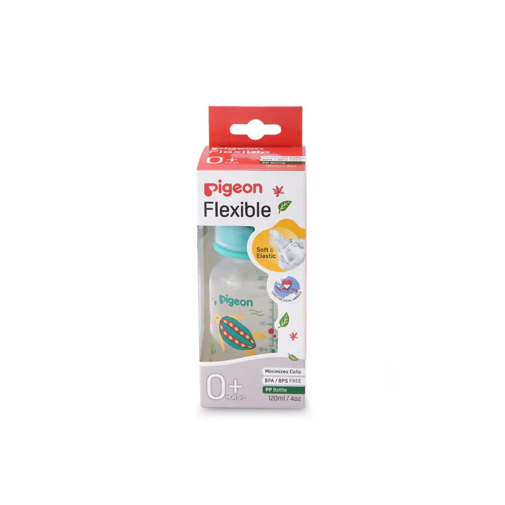 Pigeon Flexible Sn Feeder Pp Rp 120Ml Turtle - Image 2